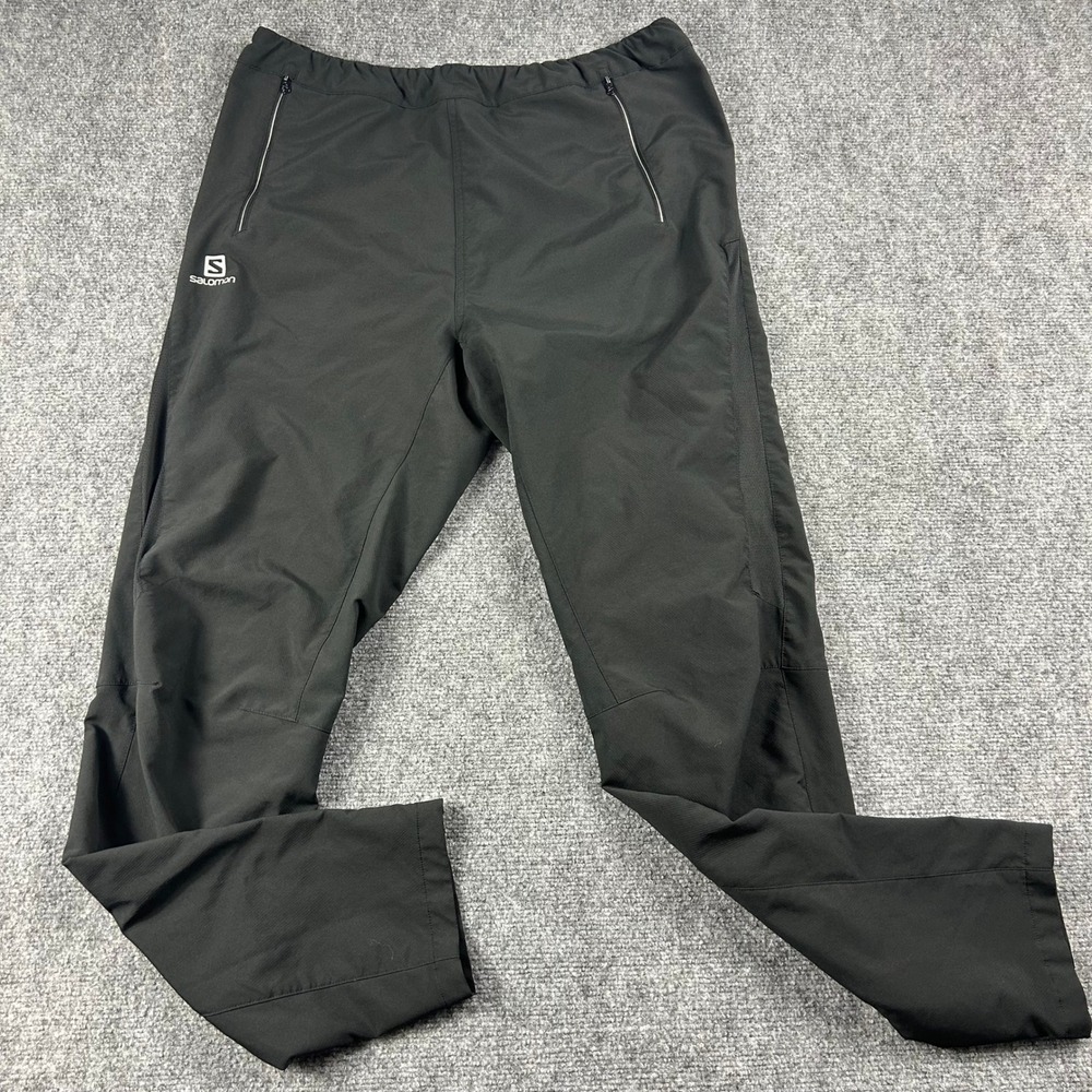 Salomon Hiking Pants Mens XL Black AdvancedSkin ActiveDry Outdoor Trekking